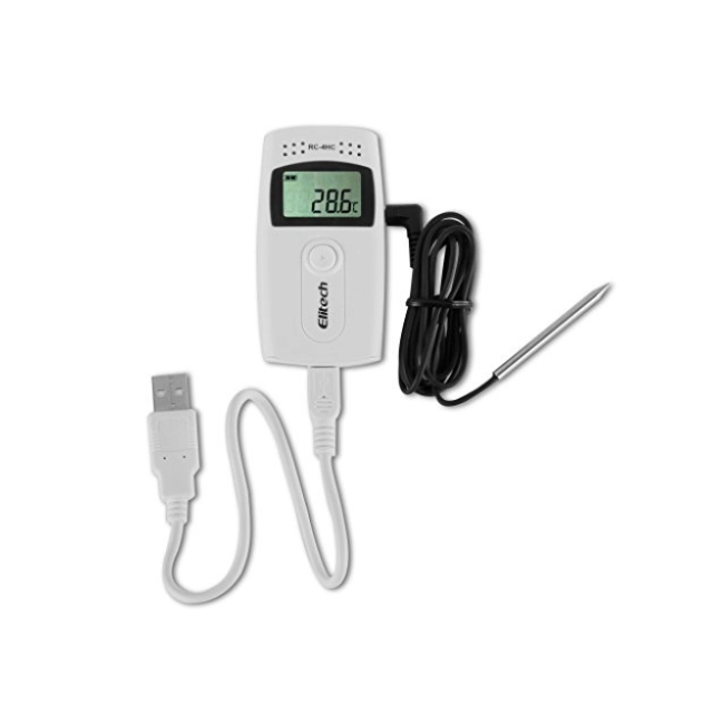 RC-4 Temperature Data logger with external sensor and usb cable