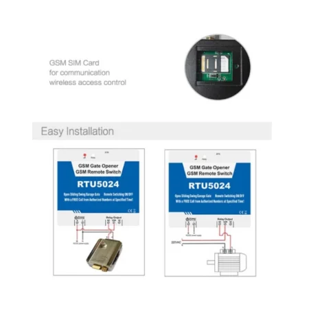 RTU5024 Wiring Diagram to operate electric door lock