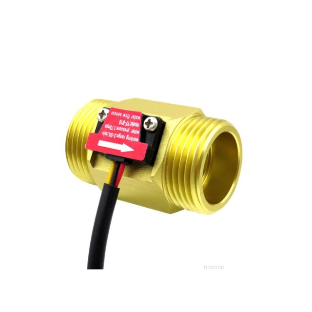 brass flow sensor with pulse wire