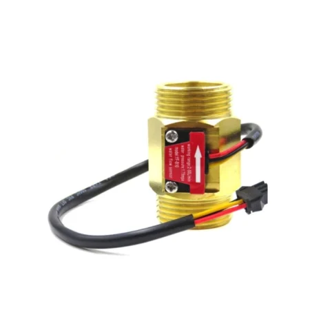 25mm brass flow sensor that can be used for water , fuel and gas