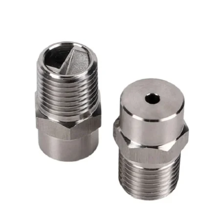 14 3.2 mm hole size stainless steel full cone nozzle front view