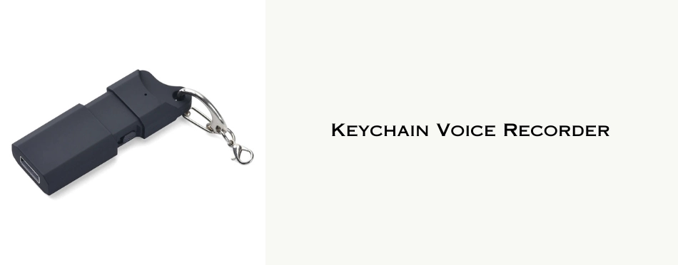 keychain type usb voice recorder keychain