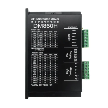 front view of DM860H Stepper Motor Driver