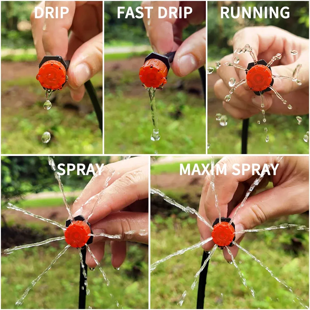 adjustment of drippers for drip system